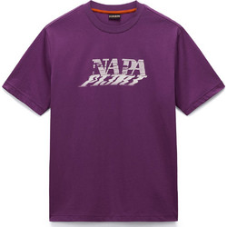 Napapijri S-Lodestar Ανδρικό Αθλητικό T-Shirt Μωβ NP0A4FGY-VAA