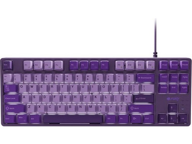 Fury Kanabo K2 Μηχανικό Gaming Πληκτρολόγιο TenKeyLess με Custom Red Διακόπτες Purple