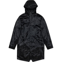 Rains Γυναικείο Μπουφάν Softshell Μακρύ Αδιάβροχο Μαύρο 12020