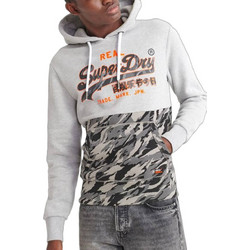 Superdry Ανδρικό Αθλητικό Φούτερ με Κουκούλα Γκρι M2000073B-07Q