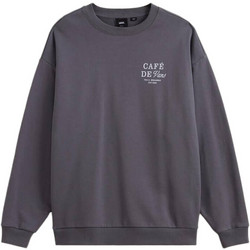 Vans Γυναικείο Φούτερ Oversized με Τσέπες Ανθρακί VN000RCB1O7