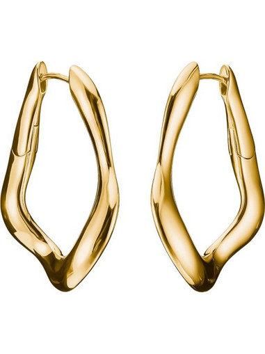 Thomas Sabo Γυναικεία Σκουλαρίκια Κρίκοι από Ασήμι 925 Επιχρυσωμένα με Ζιργκόν CR755-413-39
