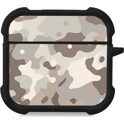 Sonique Camouflage Army Series Θήκη Σιλικόνης για Apple AirPods 4 Μπεζ