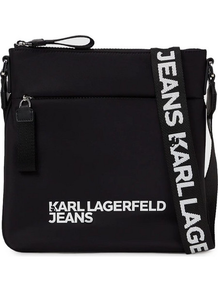 Karl Lagerfeld Ανδρική Τσάντα Ώμου / Χιαστί Μαύρη A4M30227-999