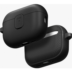 Uniq Clyde Θήκη TPU για Apple AirPods Pro 3 Μαύρη Γκρι