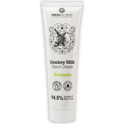 Fresh Secrets Donkey Milk & Avocado Ενυδατική Κρέμα Χεριών 100ml