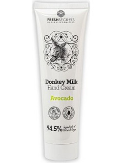Fresh Secrets Donkey Milk & Avocado Ενυδατική Κρέμα Χεριών 100ml