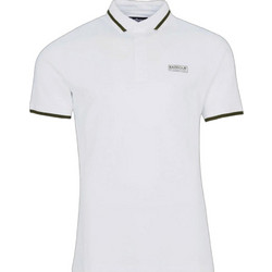 Barbour Ανδρική Μπλούζα Polo Κοντομάνικη Λευκή MML1124-WH11