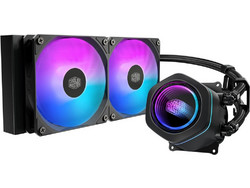 Cooler Master Core Nex 240 Black Υδρόψυξη CPU 120mm ARGB για Socket AM4 / 1200 / 1700 / AM5 / 1851 / 115x