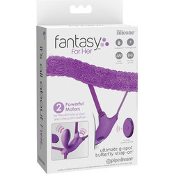 Pipedream G-Spot Butterfly Εσώρουχο Strap On με Δόνηση Μωβ