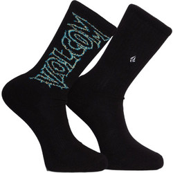 Volcom Ανδρικές Κάλτσες Ψηλές με Σχέδια Μαύρες D6332306