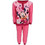 Disney Minnie Mouse Παιδική Πιτζάμα Συνθετική Χειμωνιάτικη Ροζ Φούξια MIN2144-2079