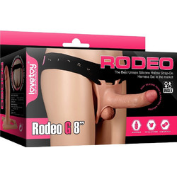 Lovetoy Rodeo Harness Strap On με Dildo 18cm Flesh
