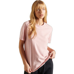 Superdry Γυναικείο Αθλητικό T-Shirt Nude W1010689A-MKE