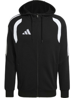 Adidas Ανδρική Ζακέτα Φούτερ με Κουκούλα και Φερμουάρ Μαύρη KF3321