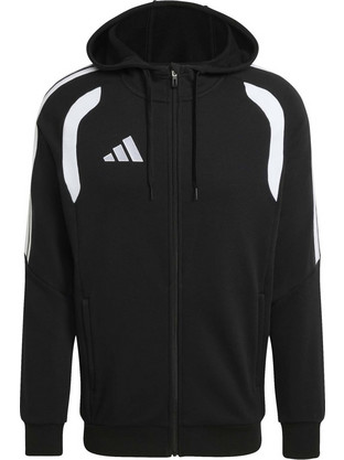 Adidas Ανδρική Ζακέτα Φούτερ με Κουκούλα και Φερμουάρ Μαύρη KF3321