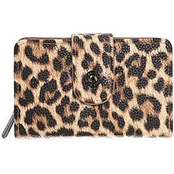 Bag to Bag Μικρό Γυναικείο Πορτοφόλι με Clip & Φερμουάρ Καφέ YC03039