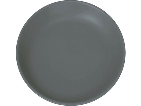 GoldPlast Πιάτο Ρηχό Πλαστικό 27.4cm CHARCOAL-GREY