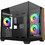 Cooler Master Elite 481 Wood Black Mini Tower Κουτί Υπολογιστή με Πλαϊνό Παράθυρο