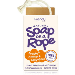 Friendly Soap On A Rope Orange & Grapefruit Χειροποίητο Σαπούνι 95gr