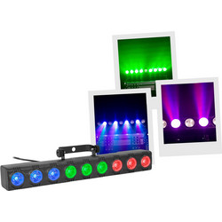 BoomTone DJ Color Bar 9x3W Φωτορυθμικό Μπάρα LED DMX RGB