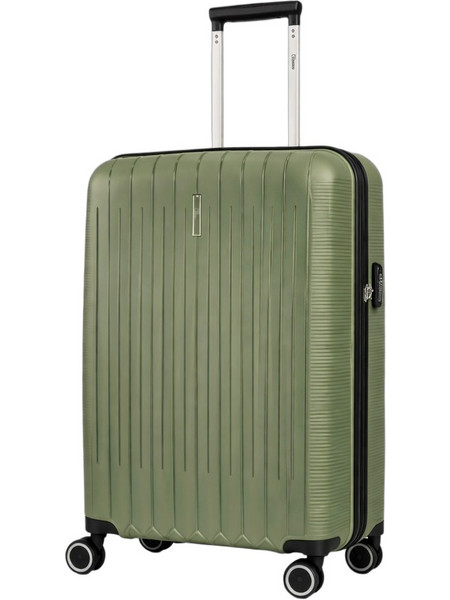 Rain RB80152M Βαλίτσα Μεσαία 65x40x25cm με 4 Ρόδες Πράσινη