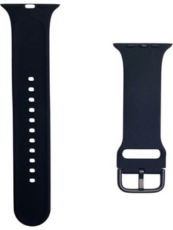 Naxius Λουράκι Σιλικόνης Black (Universal 22mm)