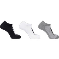 Salomon Sportstyle Everyday Lite Βαμβακερές Ανδρικές Κάλτσες Σοσόνια Μαύρες Λευκές Γκρι 3Pack LC2912200