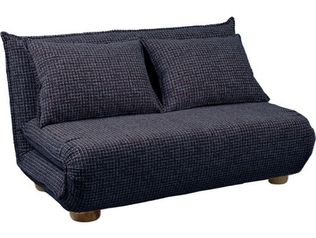 Liberta Futon Διθέσιος Καναπές Κρεβάτι Ανθρακί 141x87x76cm 70-0446