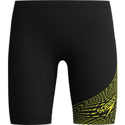Speedo Παιδικό Αγωνιστικό Μαγιό Κολύμβησης Jammer για Αγόρι Μαύρο Lime 8-1241118405