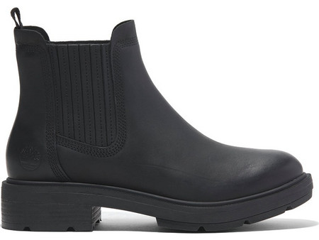 Timberland Ανδρικά Chelsea Μποτάκια Δερμάτινα Μαύρα TB0A2PBBW021