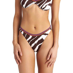 BLU4U Bikini Slip Animal Print Λευκό Καφέ 26365562-18