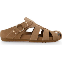 Exe Γυναικεία Σανδάλια Suede Μπεζ W403R4912-38Z