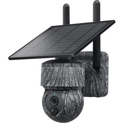 Sectec ST-517C-3M-4G-EU-G IP Κάμερα Ασφαλείας SIM 3MP 2K 3.6mm Αδιάβροχη Νυκτός Μπαταρίας με Ηλιακό Πάνελ & Αμφίδρομη Επικοινωνία