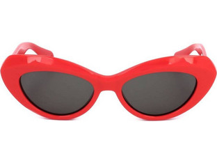 Lanvin LNV648S 604 Γυναικεία Γυαλιά Ηλίου Cat Eye Κοκάλινα Κόκκινο με Μαύρο Φακό