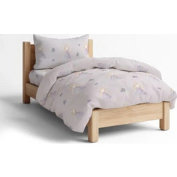 Borea Σετ Παιδικά Σεντόνια Μονά Βαμβακερά 160x250 Lily Lilac 3τμχ