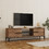 Pakoworld Έπιπλο Τηλεόρασης Μοριοσανίδα Oak Μ160xΠ34.6xΥ48.1cm Eslem 120-000673