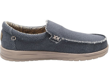 Hey Dude MIkka Braided Ανδρικά Μοκασίνια Loafers Navy Μπλε 40124-4NL