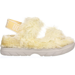 UGG Fluff Sugar Γυναικεία Σανδάλια Κίτρινα 1119999-YEL