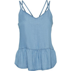 Vero Moda Γυναικείο Καλοκαιρινό Top Τζιν Γαλάζιο 10242280