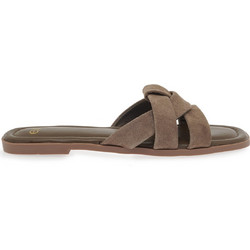 Exe Γυναικεία Σανδάλια Suede Χακί W47001581-64Y