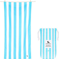 Dock & Bay Cabana Πετσέτα Θαλάσσης Microfiber Γαλάζια 90x160cm