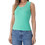 Tommy Jeans Γυναικείο Καλοκαιρινό Top Ριπ Τιρκουάζ DW0DW20673-L5C