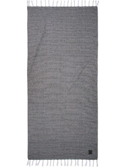 Greenwich Polo Club 5241 Πετσέτα Παρεό Θαλάσσης Μαύρη 80x170cm