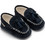 Babywalker Βαπτιστικά Loafers Αγκαλιάς για Αγόρι Δερμάτινα Navy Μπλε MI1130