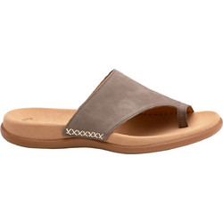 Gabor Γυναικεία Σανδάλια Suede Ανατομικά Ανθρακί 03700-13