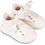 Babywalker Βαπτιστικά Sneakers για Κορίτσι Υφασμάτινα Ανατομικά Λευκά EXC585