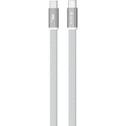 Devia Ultra3 Braided Flat USB-C to USB-C 240W 1.5m White 6942297147720