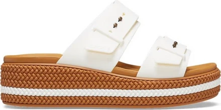 Crocs Brooklyn Γυναικείες Παντόφλες Καλοκαιρινές Platforms Ανατομικές ...