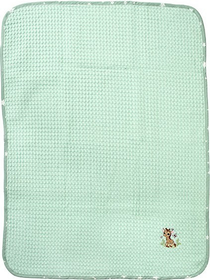 Dimcol Giraffe 174 Κουβέρτα Αγκαλιάς Πικέ 80x110 Πράσινο Mint